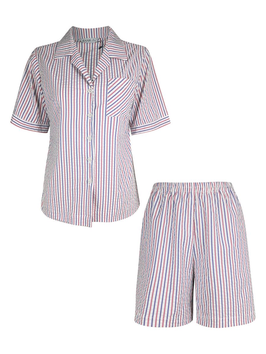 Bộ đồ quần short mặc nhà Hanh, tay ngắn
