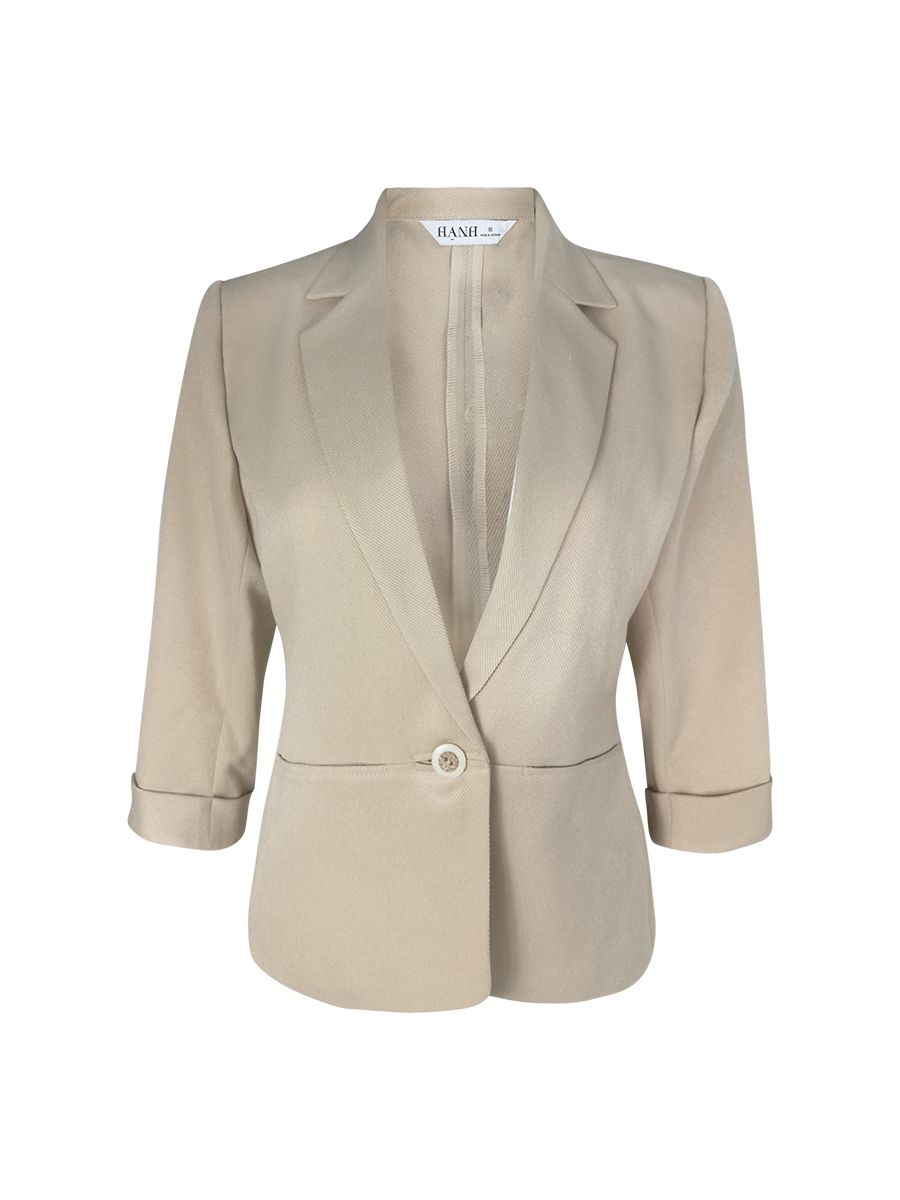 Áo vest 1 nút tay lửng