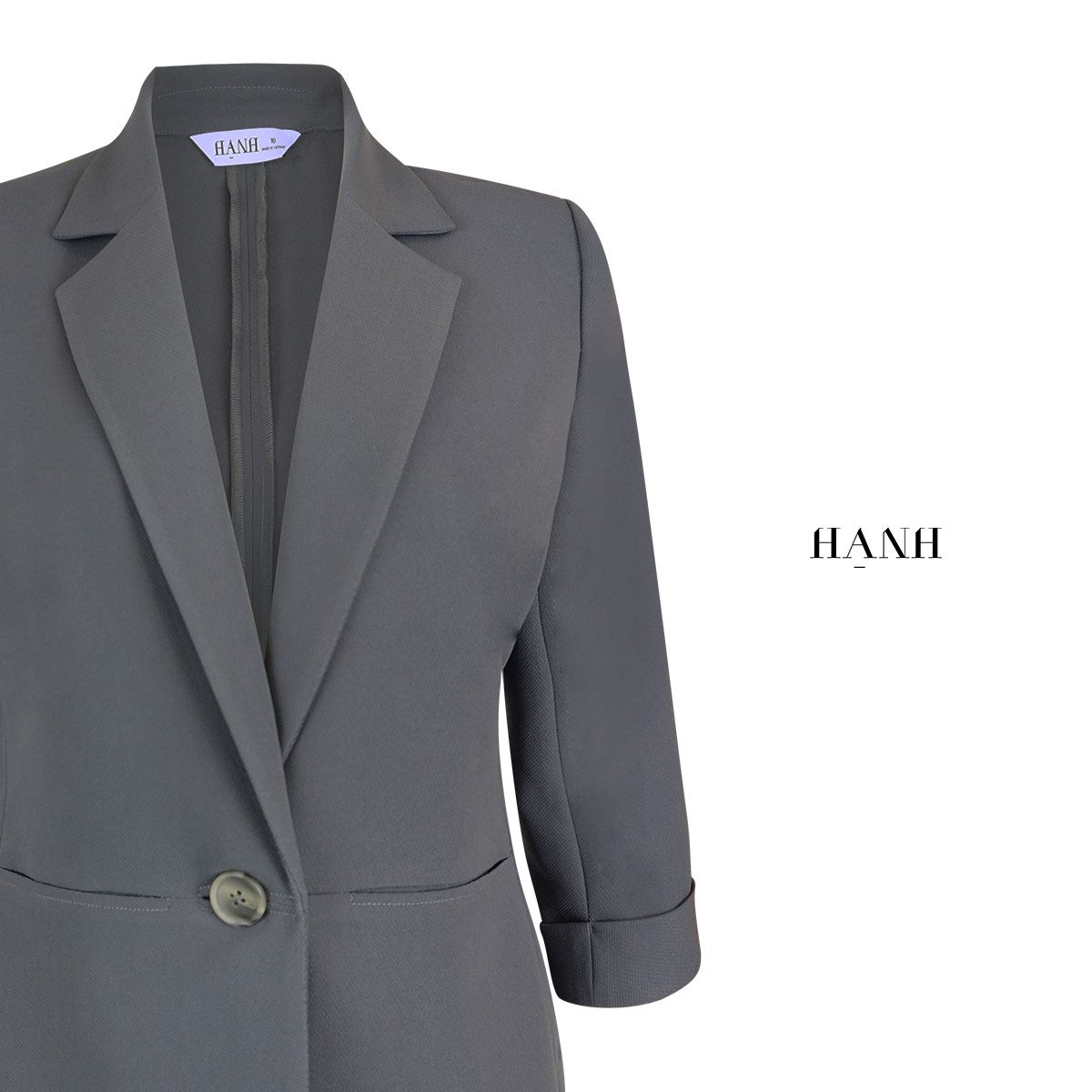 Hạnh Áo vest 1 nút tay lửng