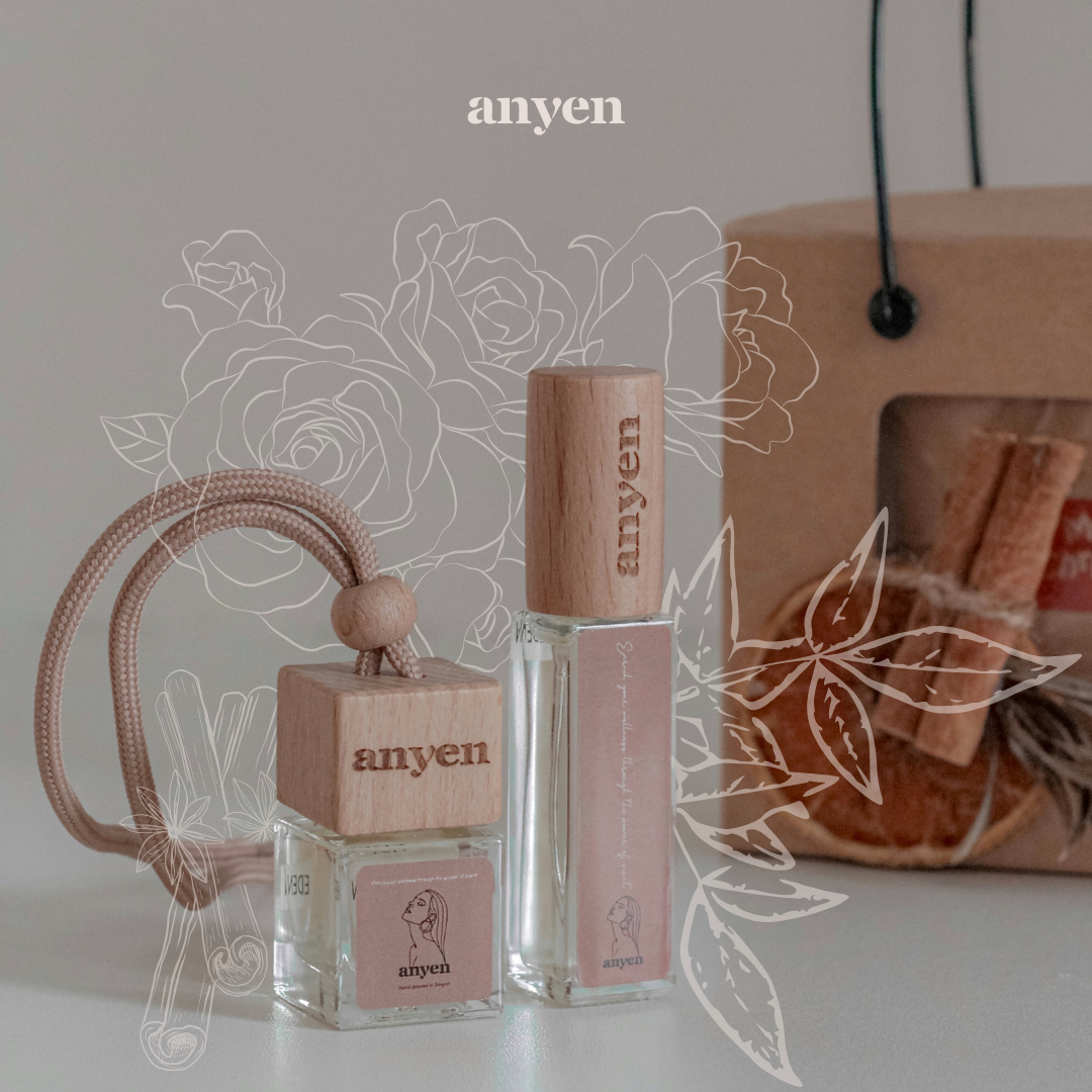 Emma - Tinh dầu khuếch tán mini (scent of Soleil Rose / hương Hoa Hồng Của Bình Minh)