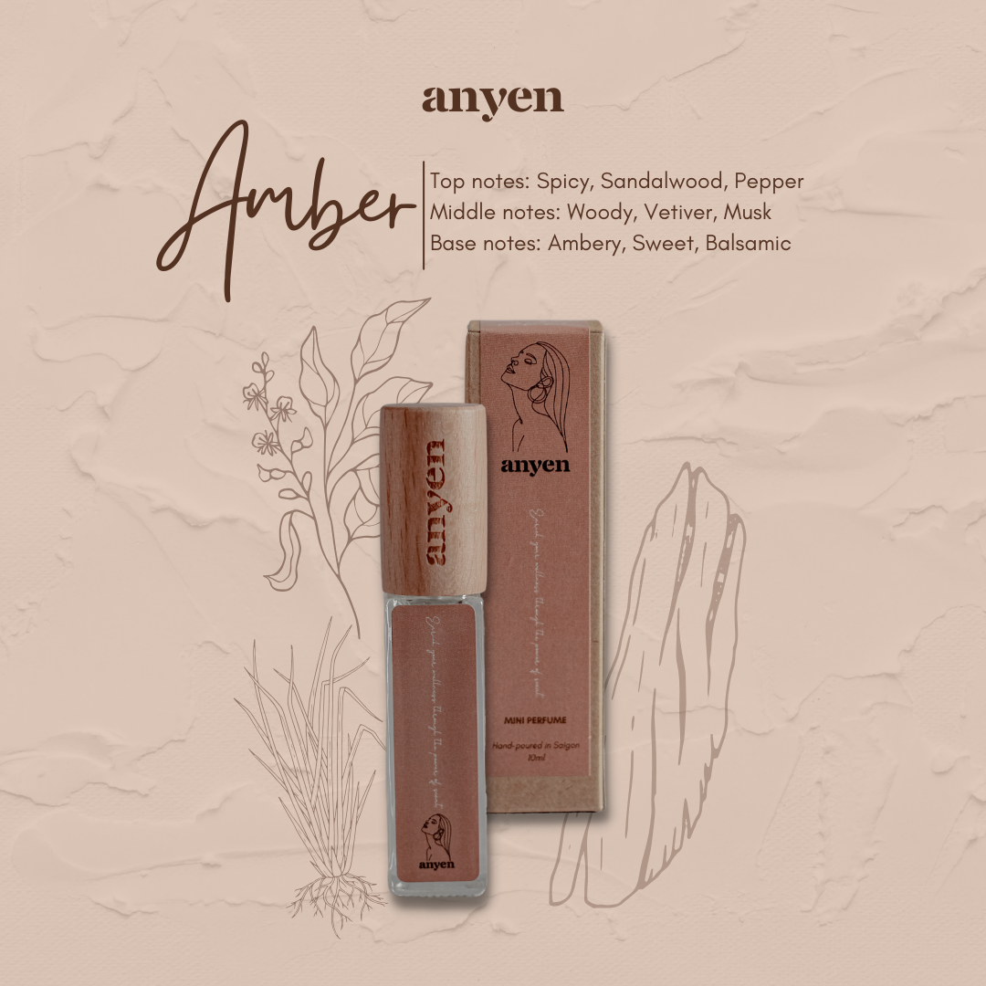 Amber - Nước hoa mini (scent of Warm Amber / hương Hổ Phách)