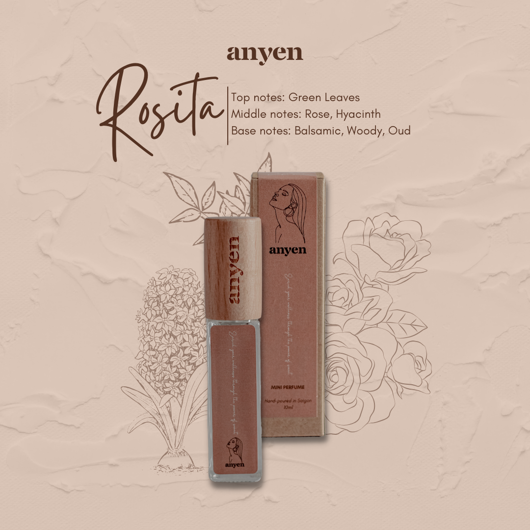Rosita - Nước hoa mini (scent of Rose de Damas / hương Hoa Hồng Damask)