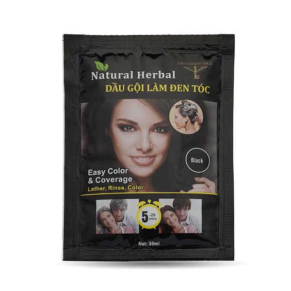 NATURAL HERBAL DẦU GỘI LÀM ĐEN TÓC