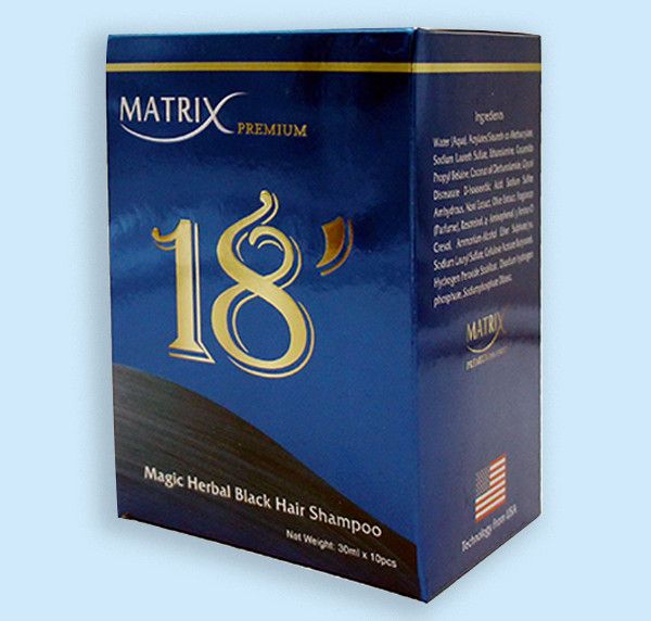 DẦU GỘI LÀ ĐEN TÓC MATRIX PREMIUM 18'