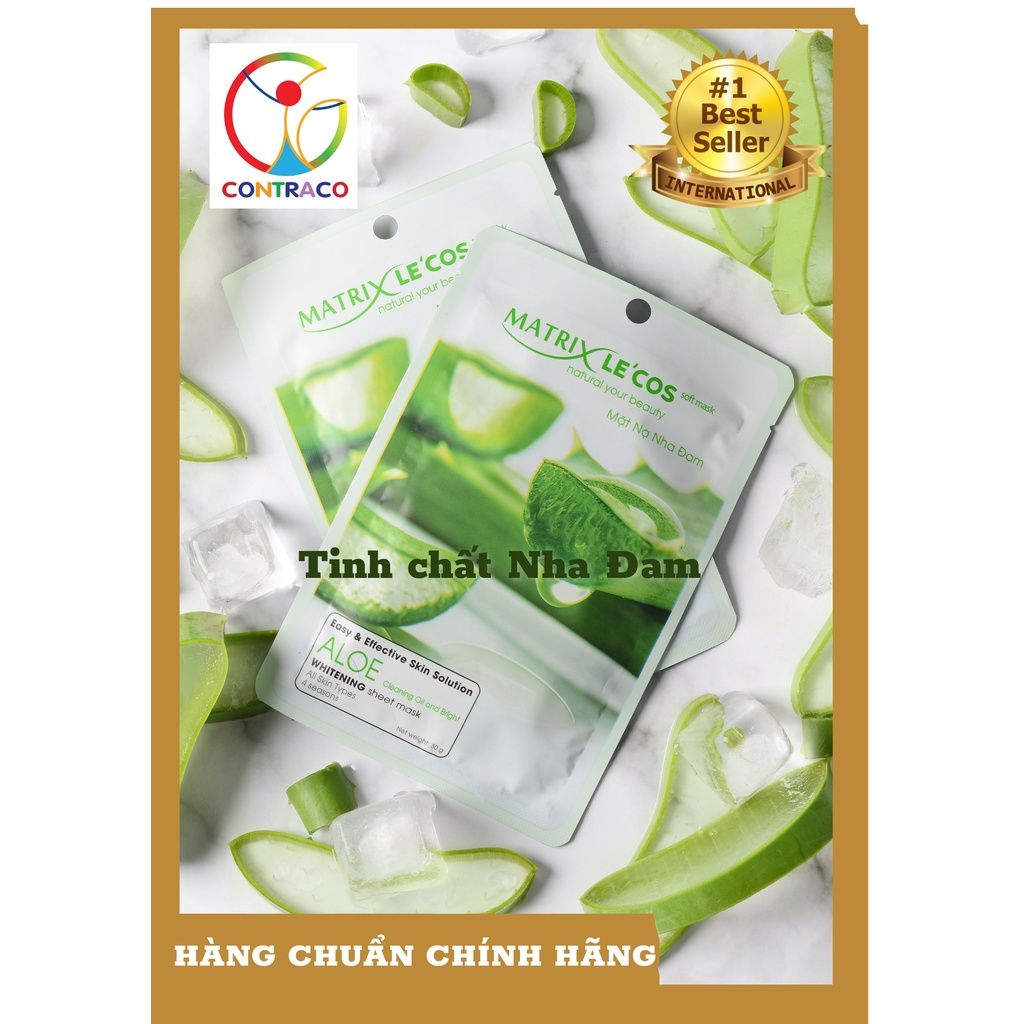 Mặt nạ NHA ĐAM Matrix Le'cos - Hộp 20 gói