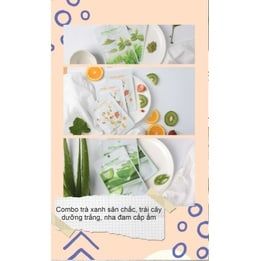 Combo mix 3 gói mặt nạ giấy dưỡng ẩm làm trắng da cao cấp Matrix Lecos - Contra Cosmetisc