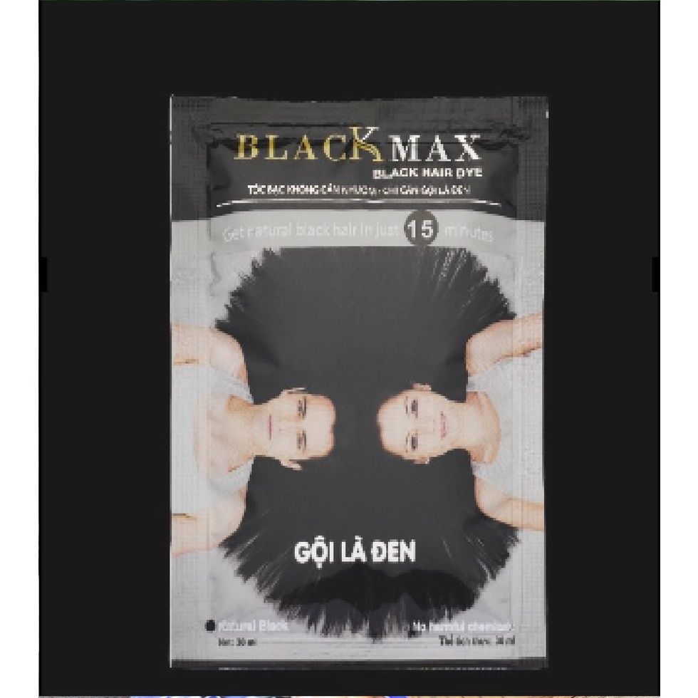 Dầu gội là đen tóc phủ bạc cấp tốc Black Max - Contra Cosmetisc