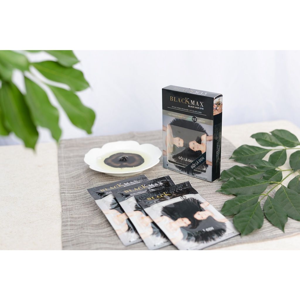 Dầu gội là đen tóc phủ bạc cấp tốc Black Max - Contra Cosmetisc