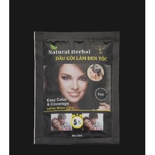 Dầu gội phủ bạc gội là đen tóc cấp tốc Herbal - Contra Cosmetisc
