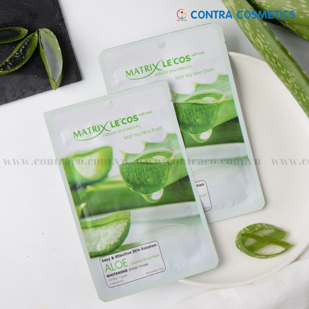 Mặt nạ NHA ĐAM Matrix Le'cos - Hộp 20 gói