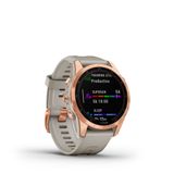  Đồng hồ thông minh fēnix 7S Solar, Rose Gold with Light Sand Silicone Band 