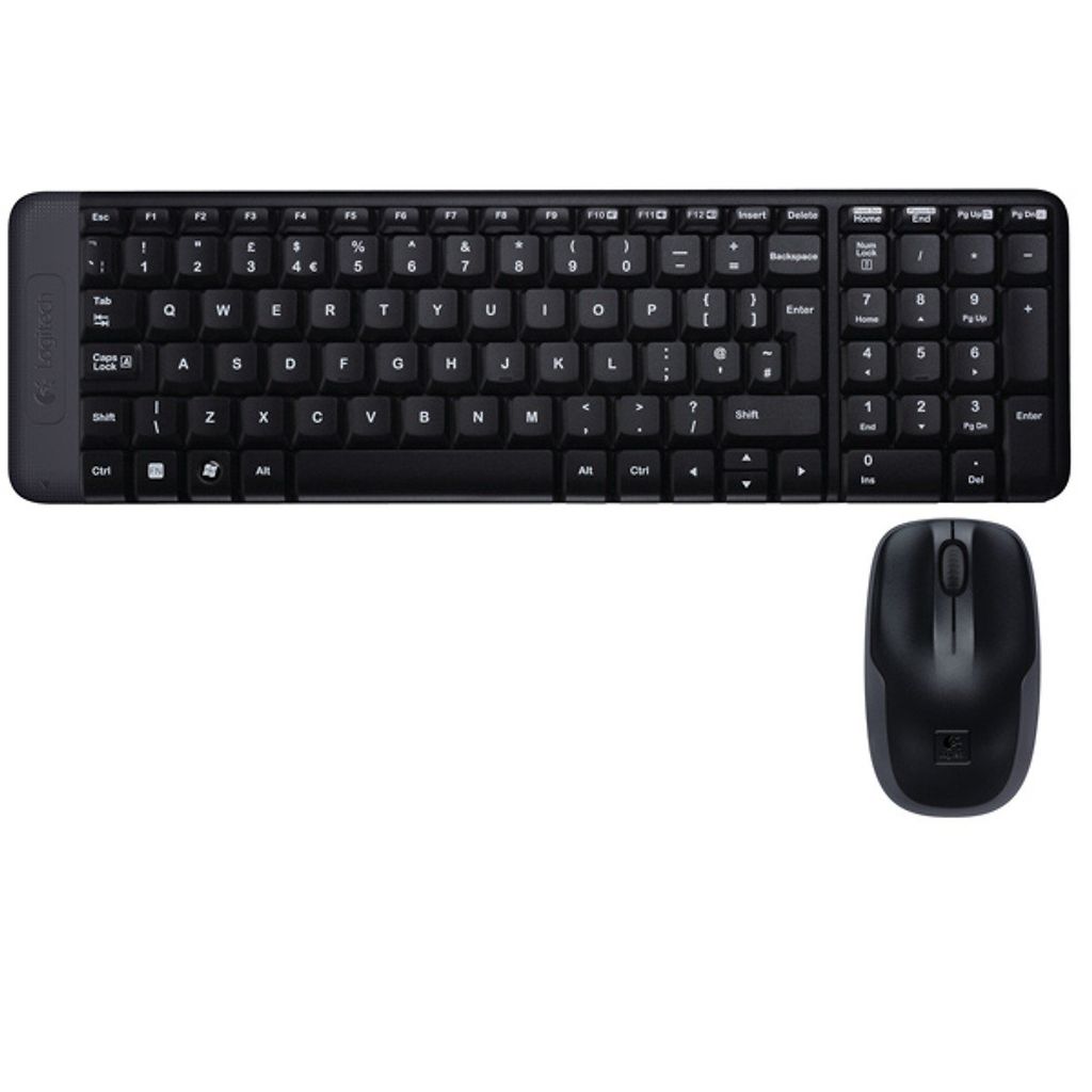 Combo Bàn Phím Và Chuột Logitech MK220 Không Dây