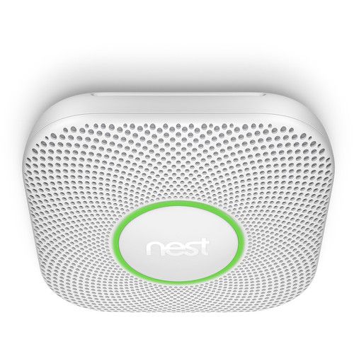 Google Nest Protect Smoke + Carbon Monoxide Alarm, 2nd Gen, Battery