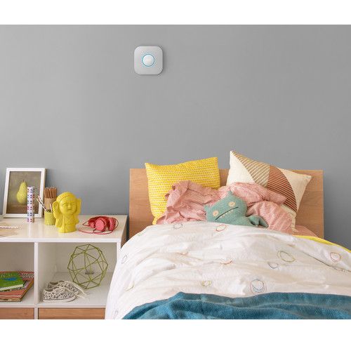 Google Nest Protect Smoke + Carbon Monoxide Alarm, 2nd Gen, Battery