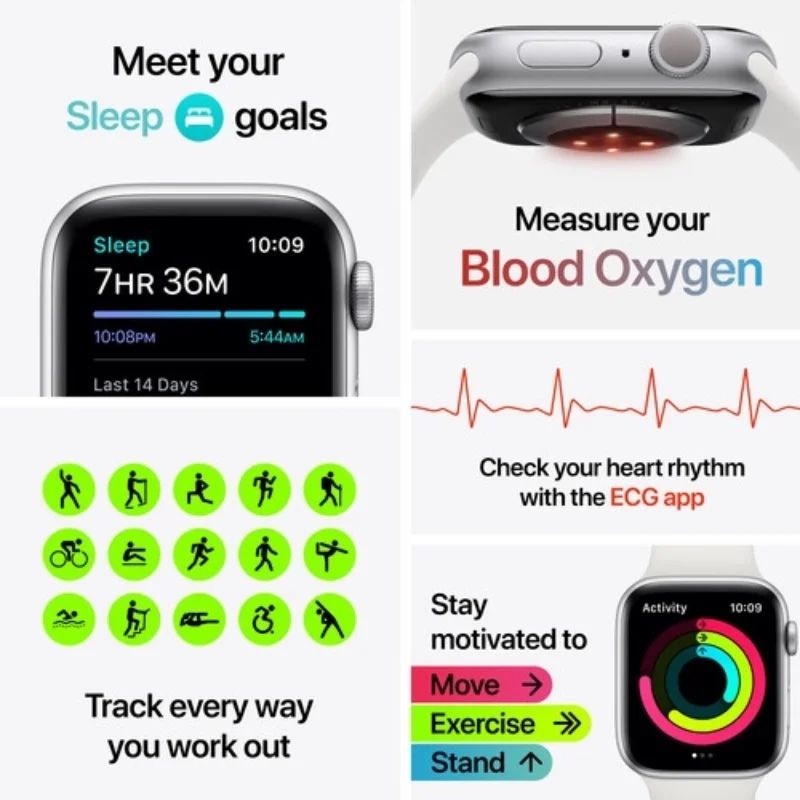 Apple Watch Series 6 GPS + Cellular 40mm Nike, Sport Band