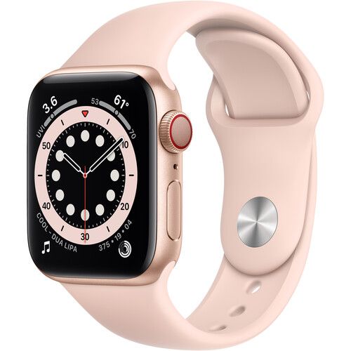 Apple Watch Series 6 GPS + Cellular 40mm Aluminum, Sport Band