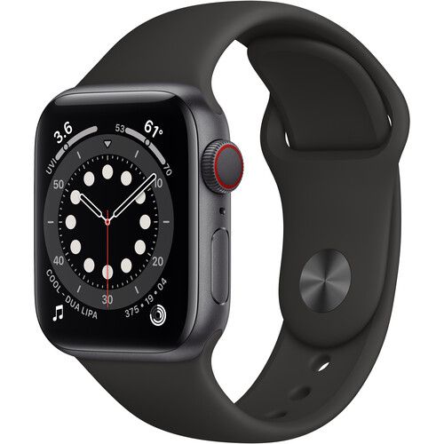 Apple Watch Series 6 GPS + Cellular 40mm Aluminum, Sport Band