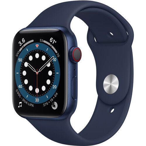 Apple Watch Series 6 GPS + Cellular 44mm Aluminum, Sport Band
