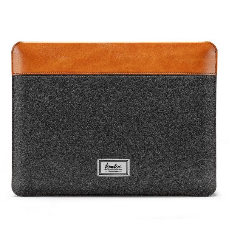 Tomtoc (USA) Felt & Pu Leather For Macbook Pro 16''