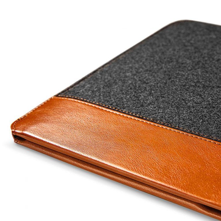 Tomtoc (USA) Felt & Pu Leather For Macbook Pro 16''
