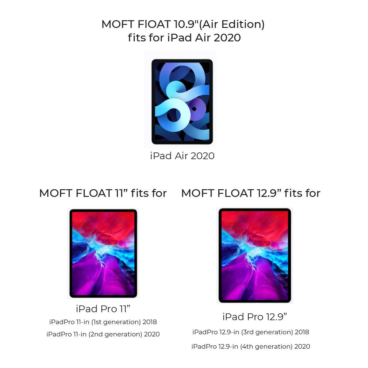 Moft Float 2-in-1 Stand and Case for iPad Pro 11