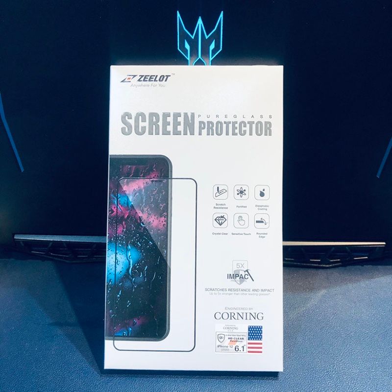 Kính Trong (Có Lưới Loa) ZEELOT cho iPhone 12 Pro Max 6.7