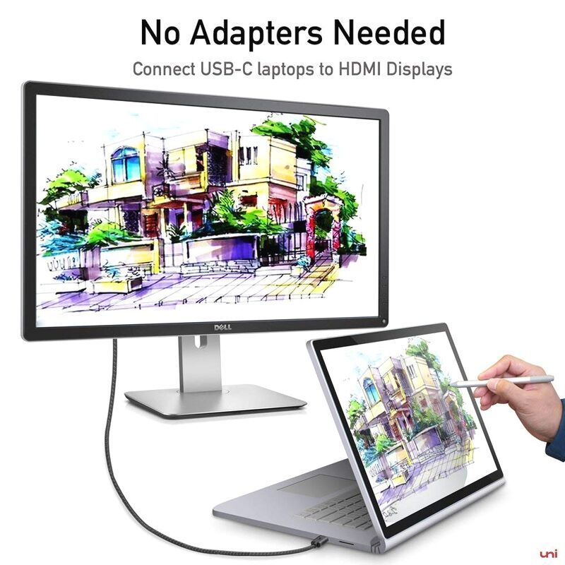 UNI USB-C to HDMI Cable 4K 60Hz