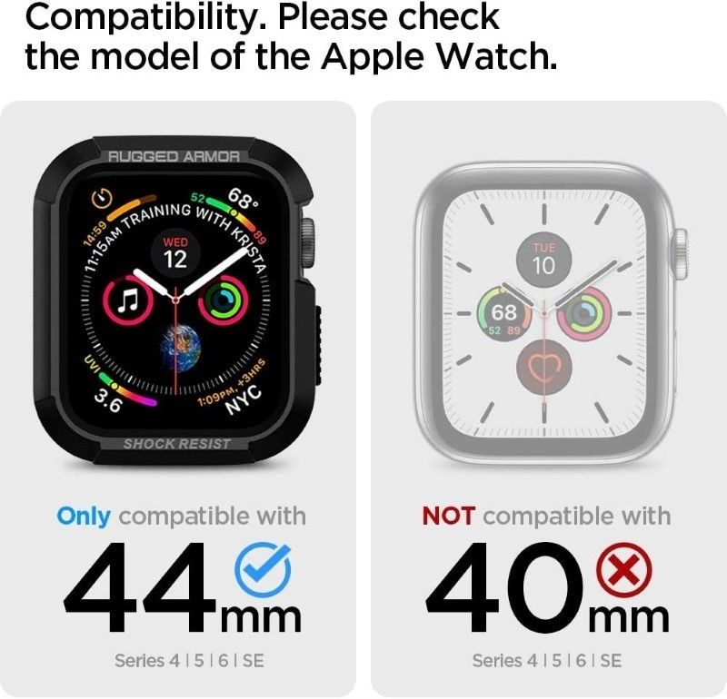 Ốp Spigen Rugged Armor Pro Case Apple Watch 44mm