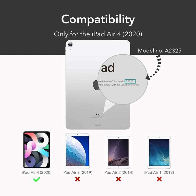 Ốp ESR Ascend Trifold with Magnetic Clasp iPad Air 4 (2020)