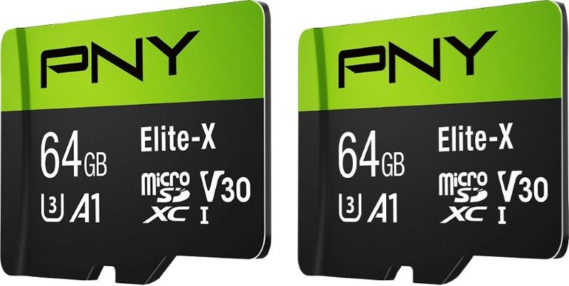 Thẻ nhớ PNY Elite-X Class 10 U3 V30 64GB microSDXC Card 2-Pack