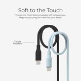  Dây Cáp MAZER Infinite.LINK 3 PD60W USB-C to USB-C 2M cable (Flex, Silicone) 