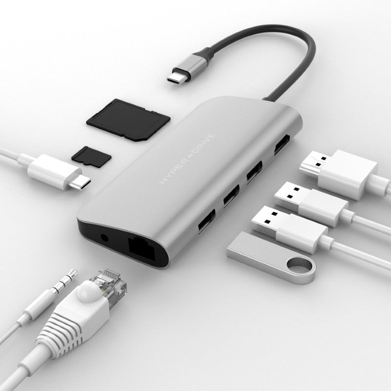 Cổng chuyển HyperDrive POWER 9-in-1 USB-C Hub