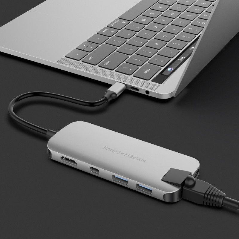 Cổng chuyển HyperDrive SLIM 8-in-1 USB-C Hub