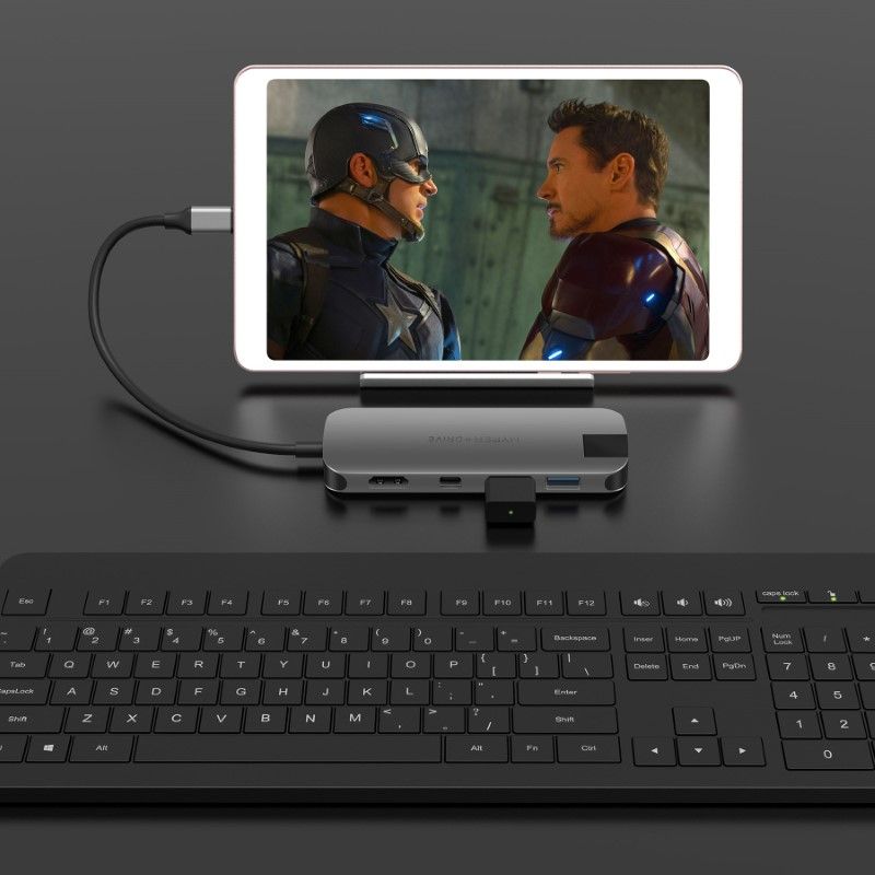 Cổng chuyển HyperDrive SLIM 8-in-1 USB-C Hub