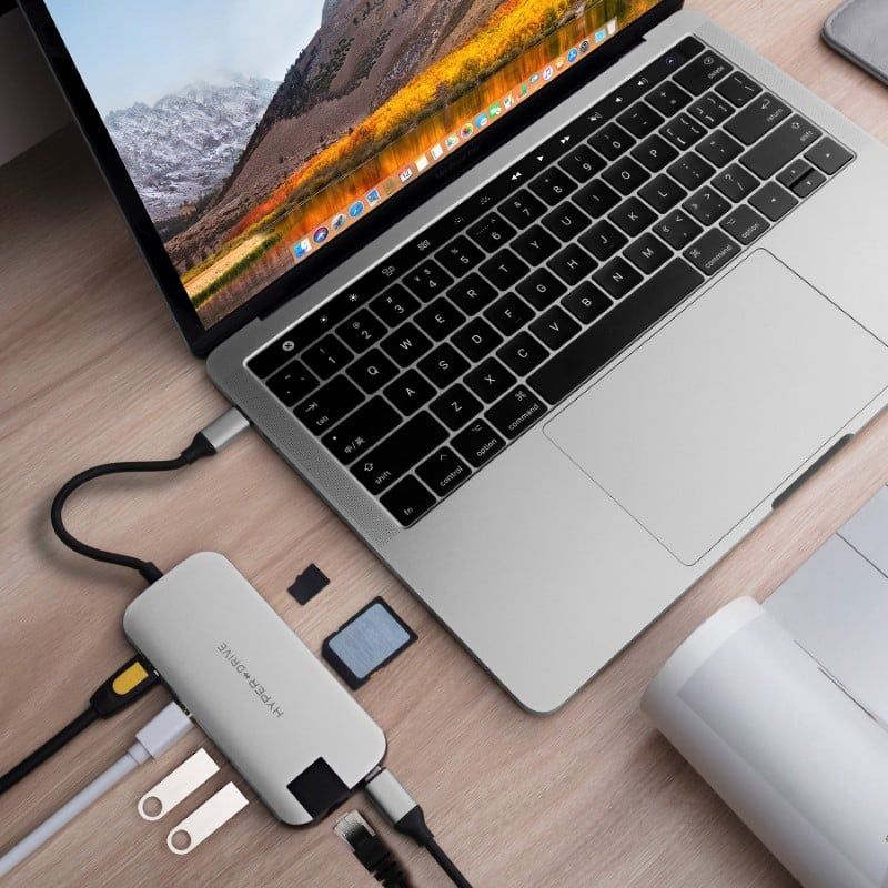 Cổng chuyển HyperDrive SLIM 8-in-1 USB-C Hub