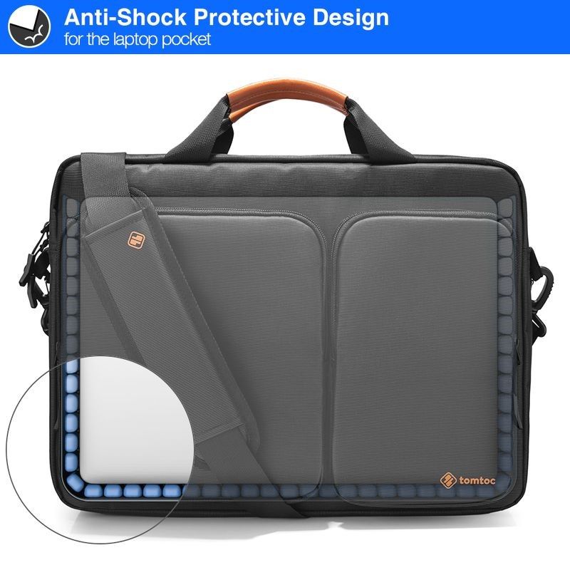 Tomtoc Travel Shoulder Bag Briefcase 15