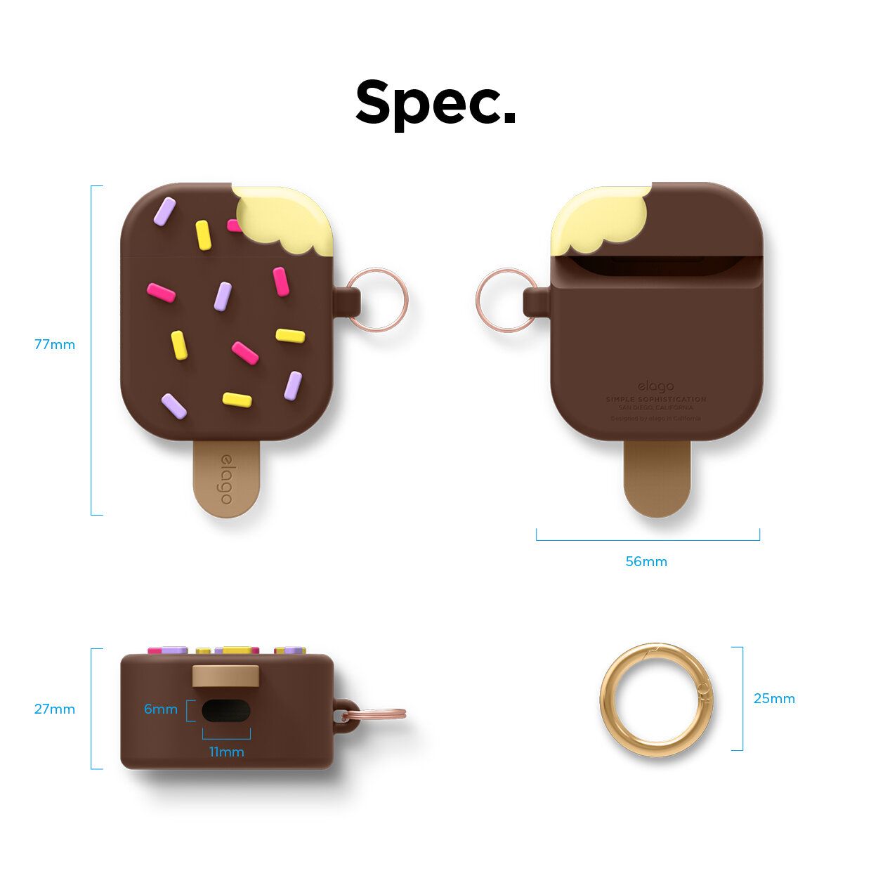 Ốp Elago Ice Cream AirPods