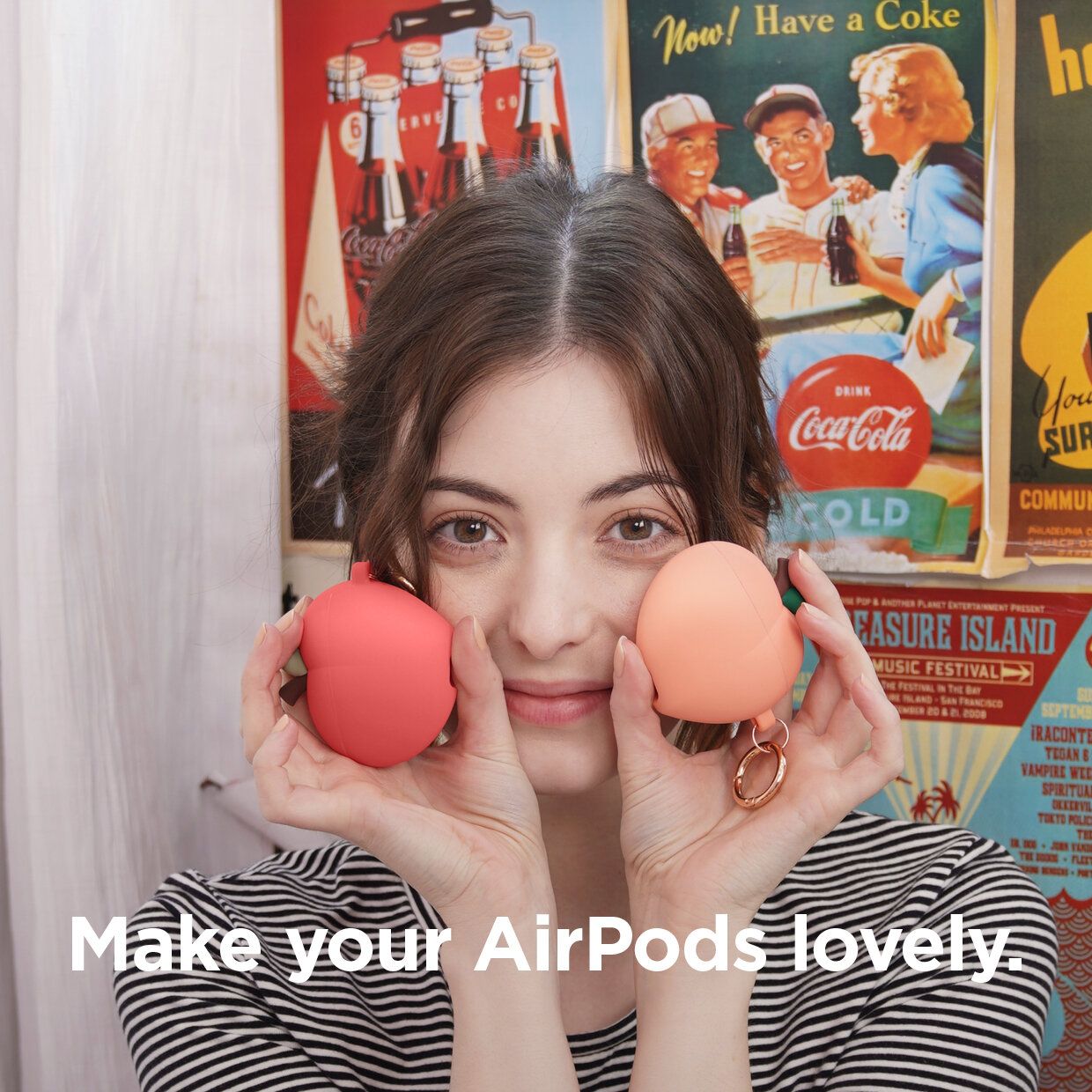 Ốp Elago Peach AirPods