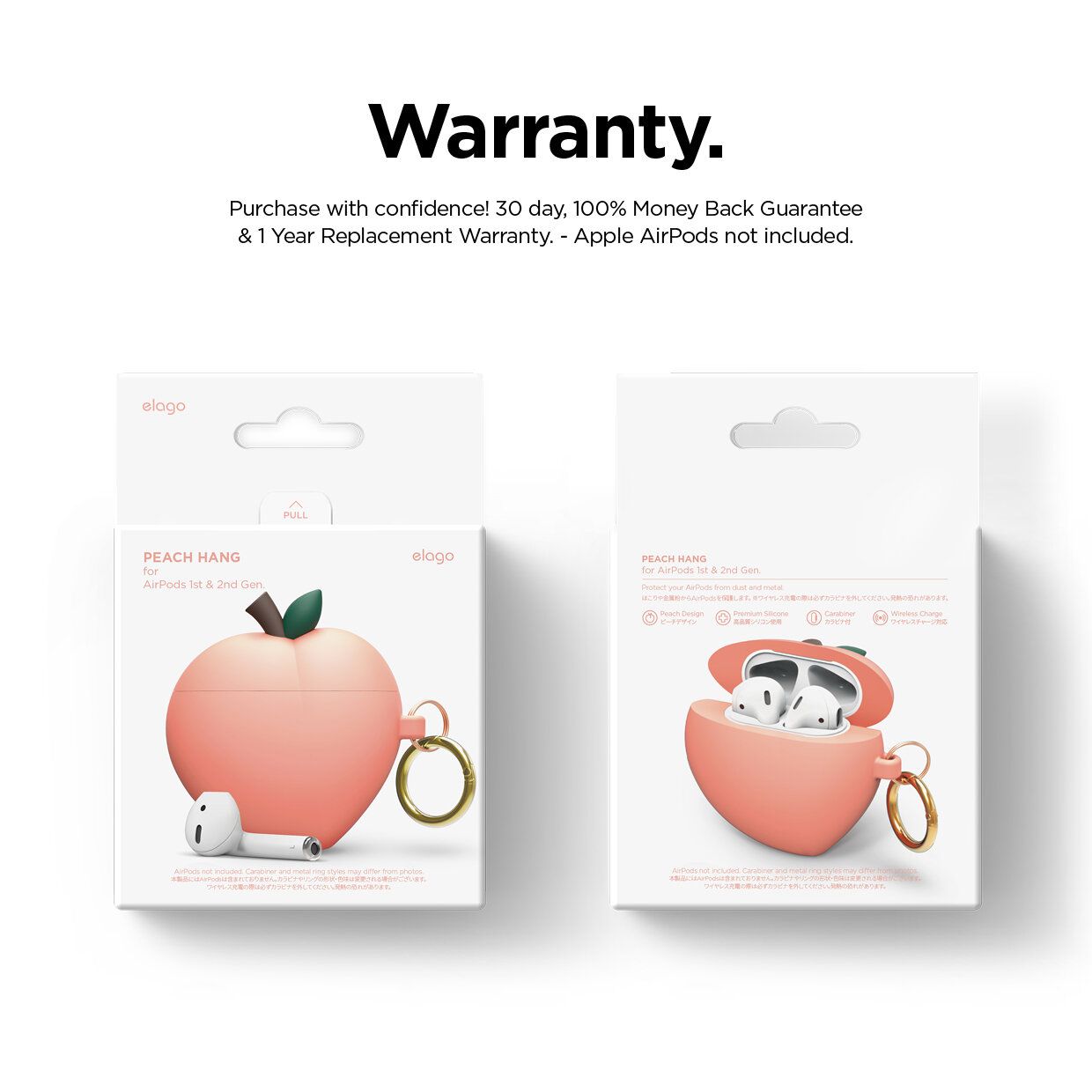 Ốp Elago Peach AirPods