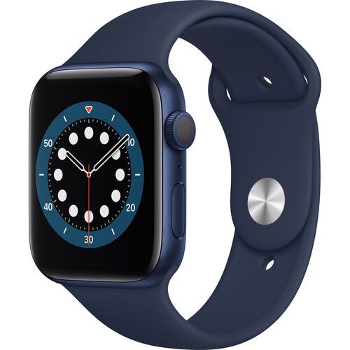 Apple Watch Series 6 GPS 44mm Aluminum, Sport Band