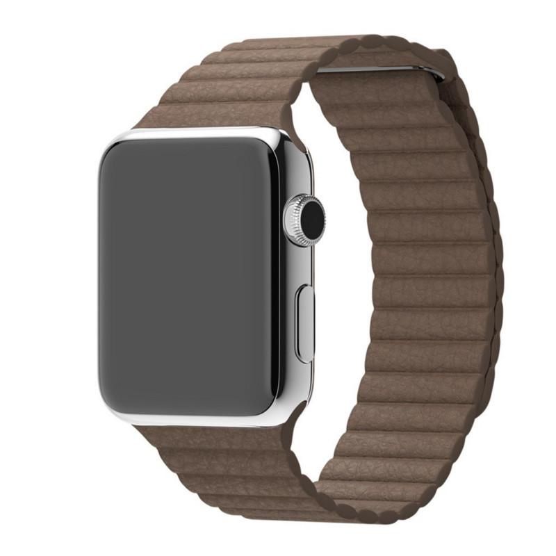 Dây đeo Apple Watch 44mm Leather Loop, No Box