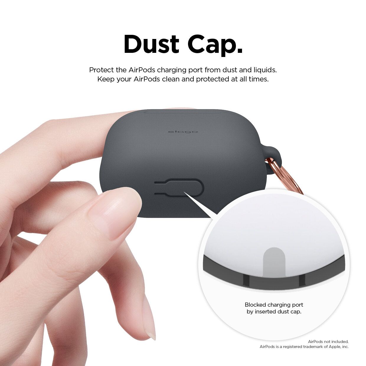 Ốp Elago Skinny Hang Case Airpods