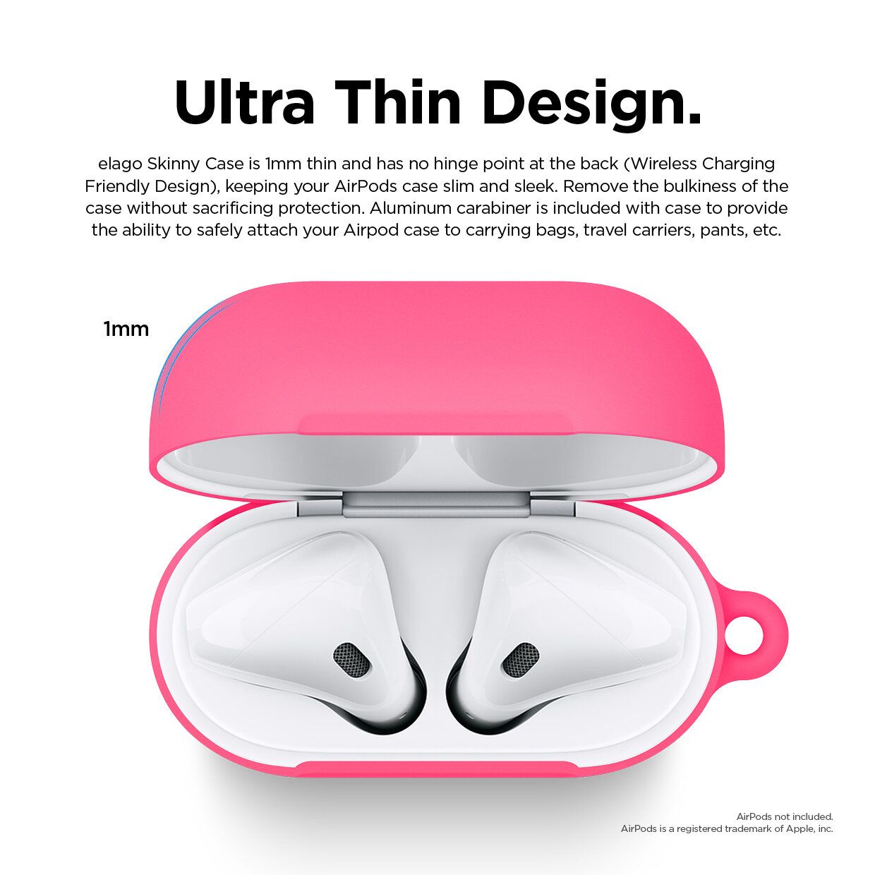 Ốp Elago Skinny Hang Case Airpods