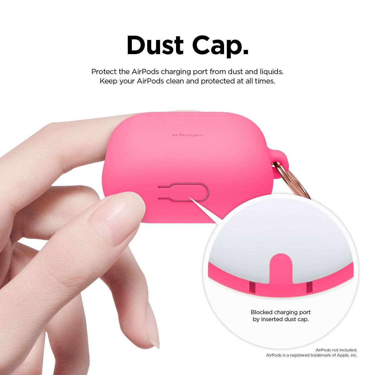 Ốp Elago Skinny Hang Case Airpods