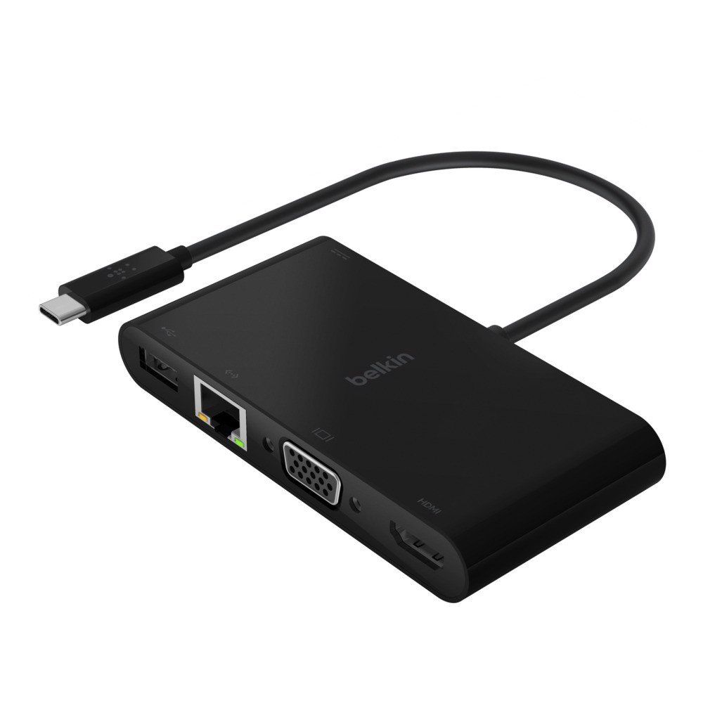 Cổng chuyển đổi Belkin 5-in-1 USB-C/Thunderbolt 3 Multimedia
