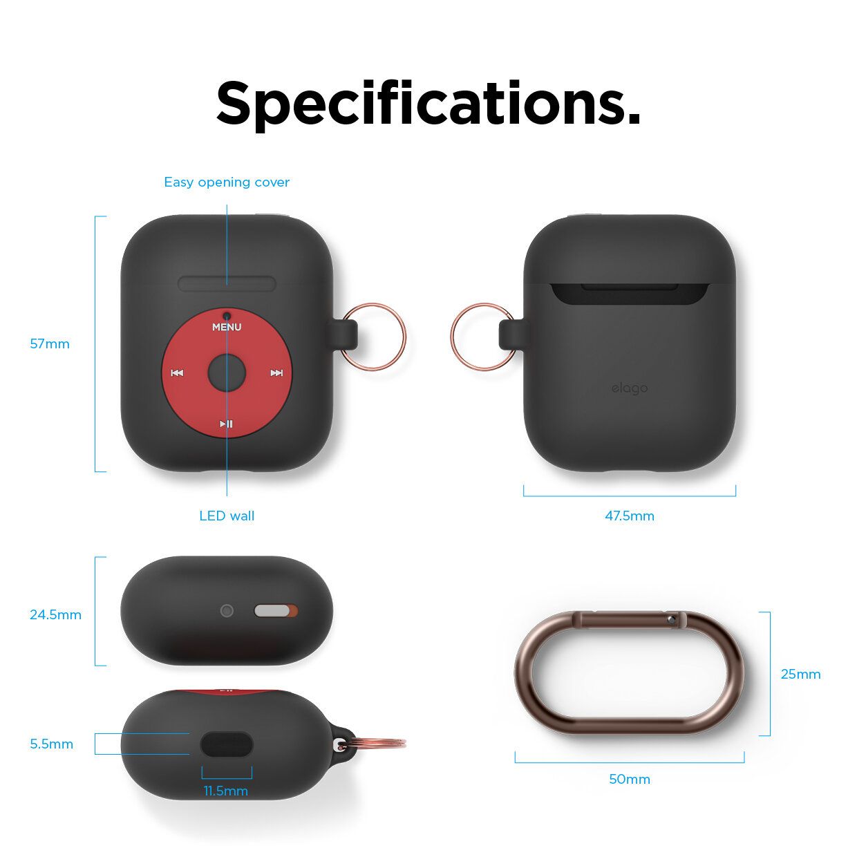 Ốp Elago AW6 Hang AirPods