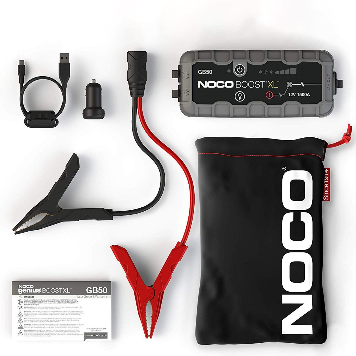 Pin dự phòng kiêm bộ khởi động xe NOCO GB50, 1500A