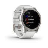  Garmin Epix Gen 2, Sapphire - White Titanium, Silicone Band 