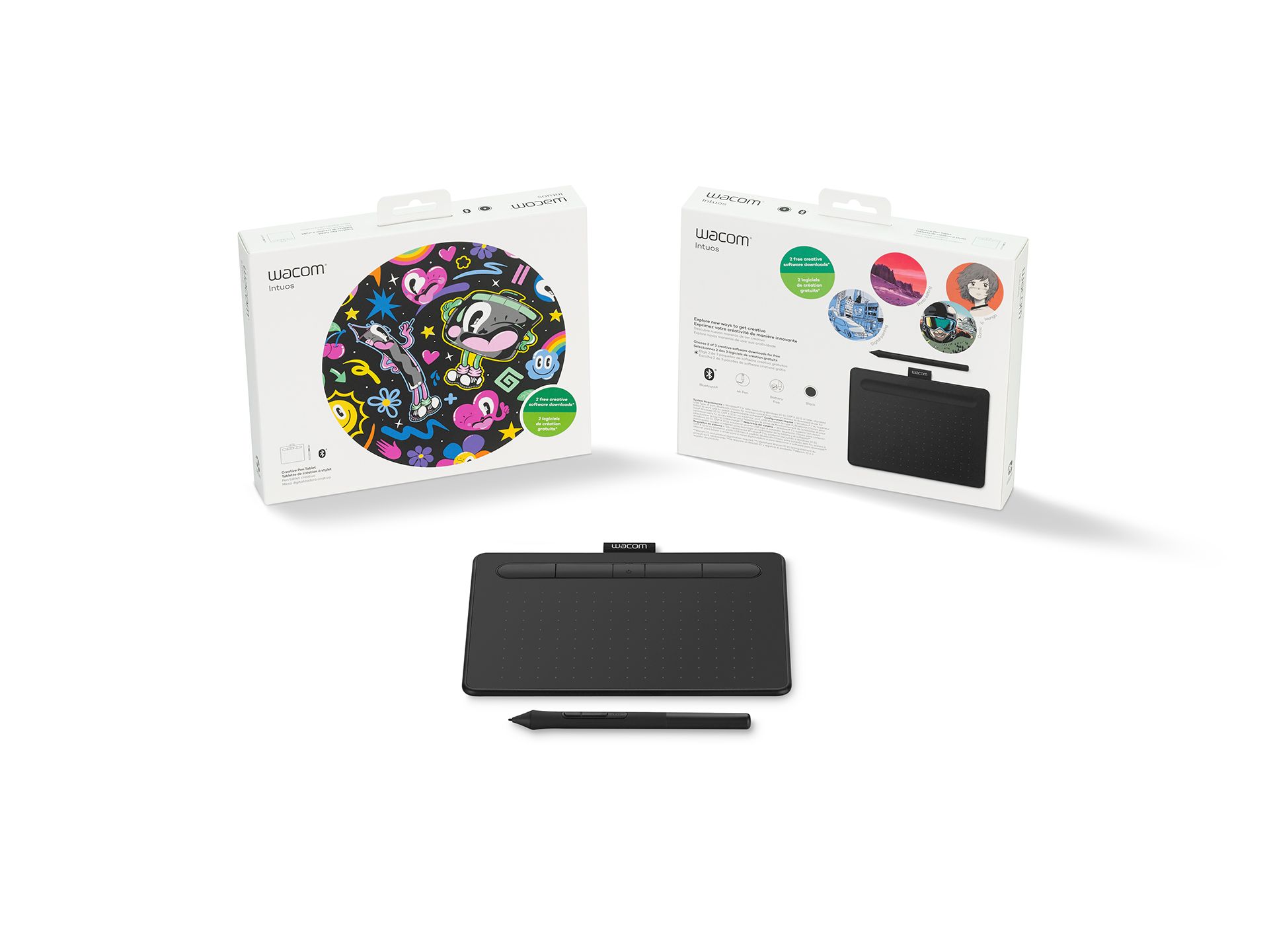 Bảng vẽ Wacom Intuos S (Bluetooth, Black)