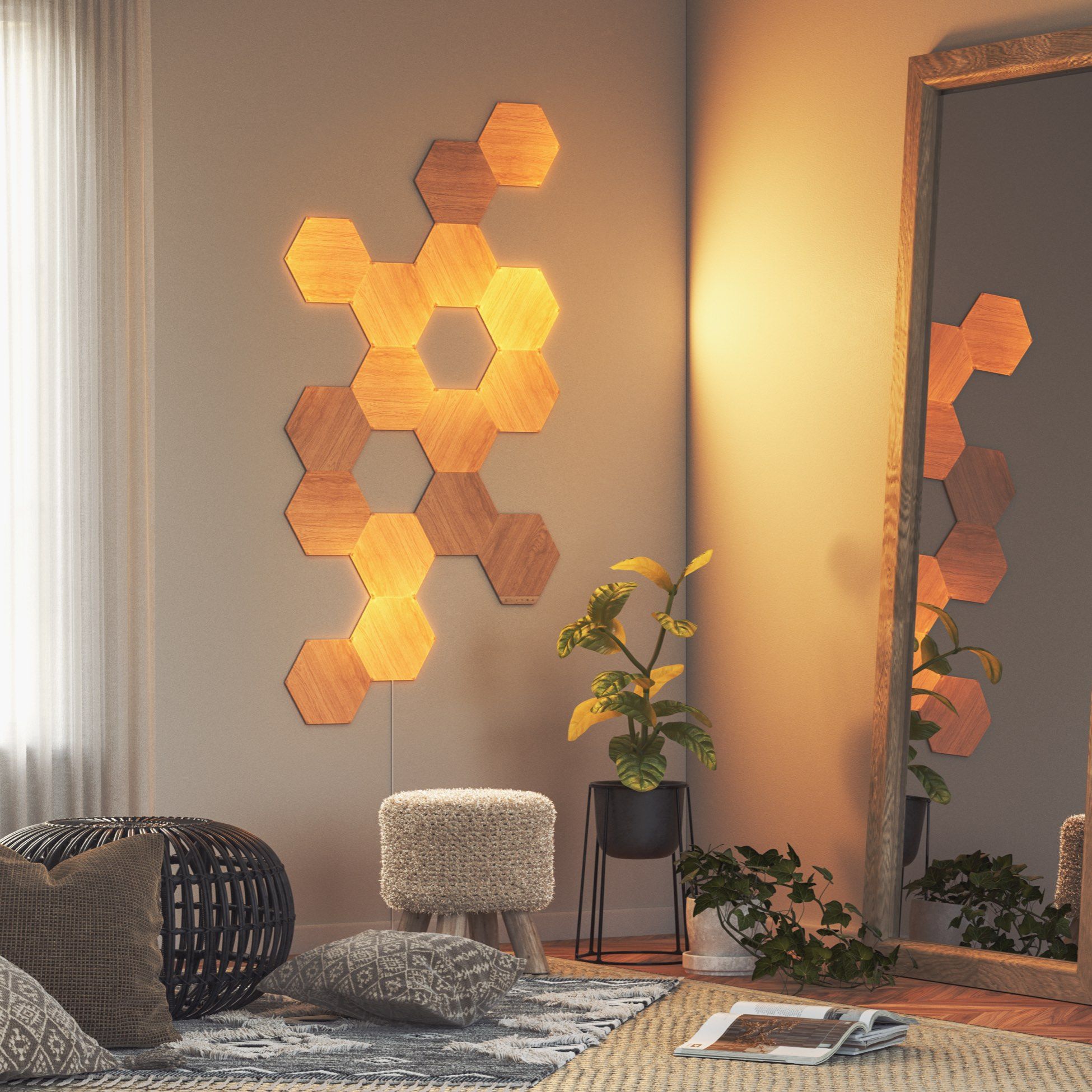 Đèn thông minh Nanoleaf Elements - Hexagon Expansion Pack (3 pieces)